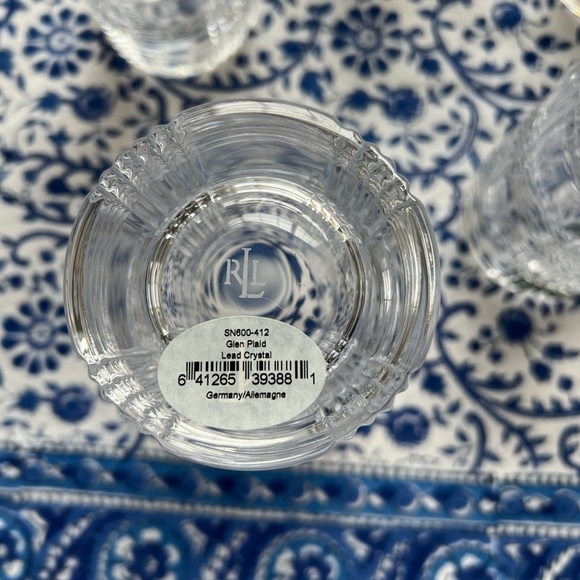 Ralph Lauren Other - * UPDATED * BNWT Ralph Lauren Glen Plaid Highball Glass- Lot of 3 Glasses